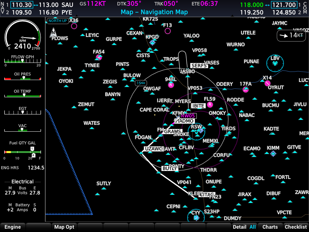 G1000 NXi hold procedure